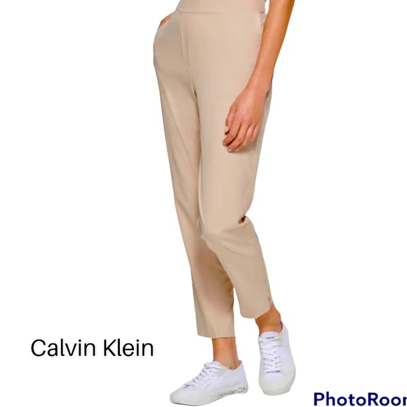 Calvin Klein Pull On Modern Stretch Dress Pants Trousers‎ Career-Size Medium - Picture 1 of 3